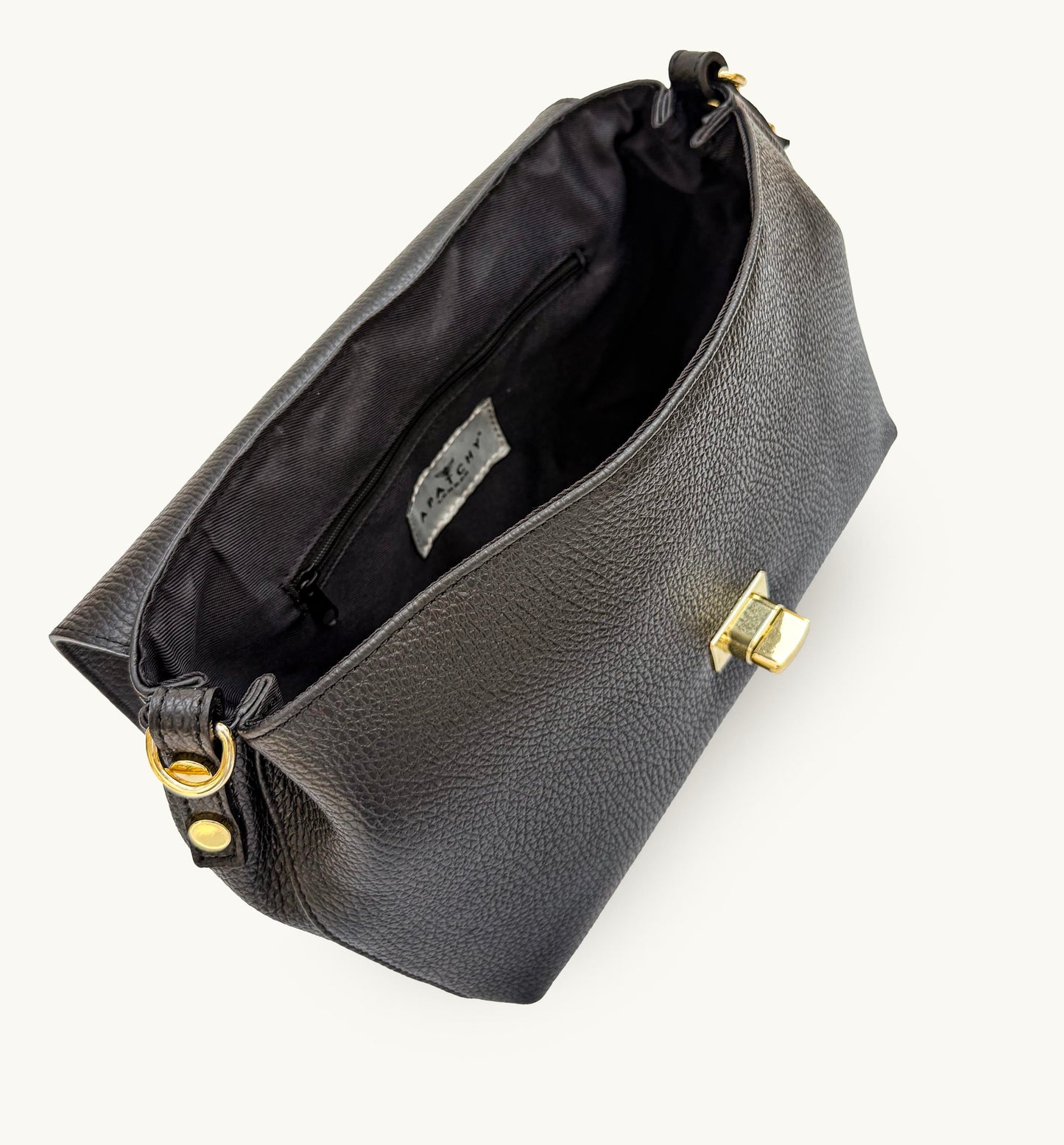 Bagosa Maisie Maxi Chocolate Leather Bag