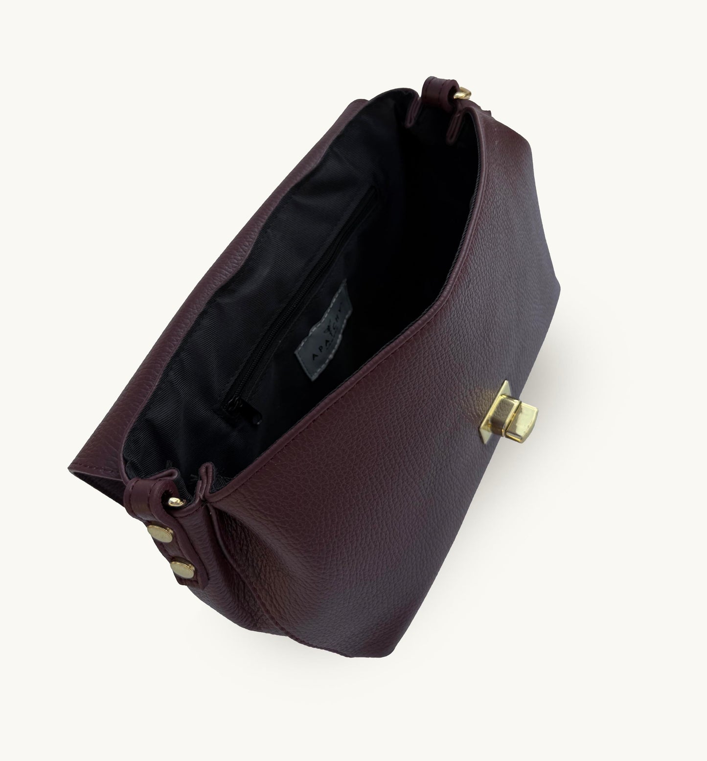 Bagosa Maisie Maxi Port Leather Bag